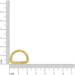 Alternative view of Meia Argola Ouro 20mm