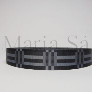 Alça 30 mm Preta/Cinza