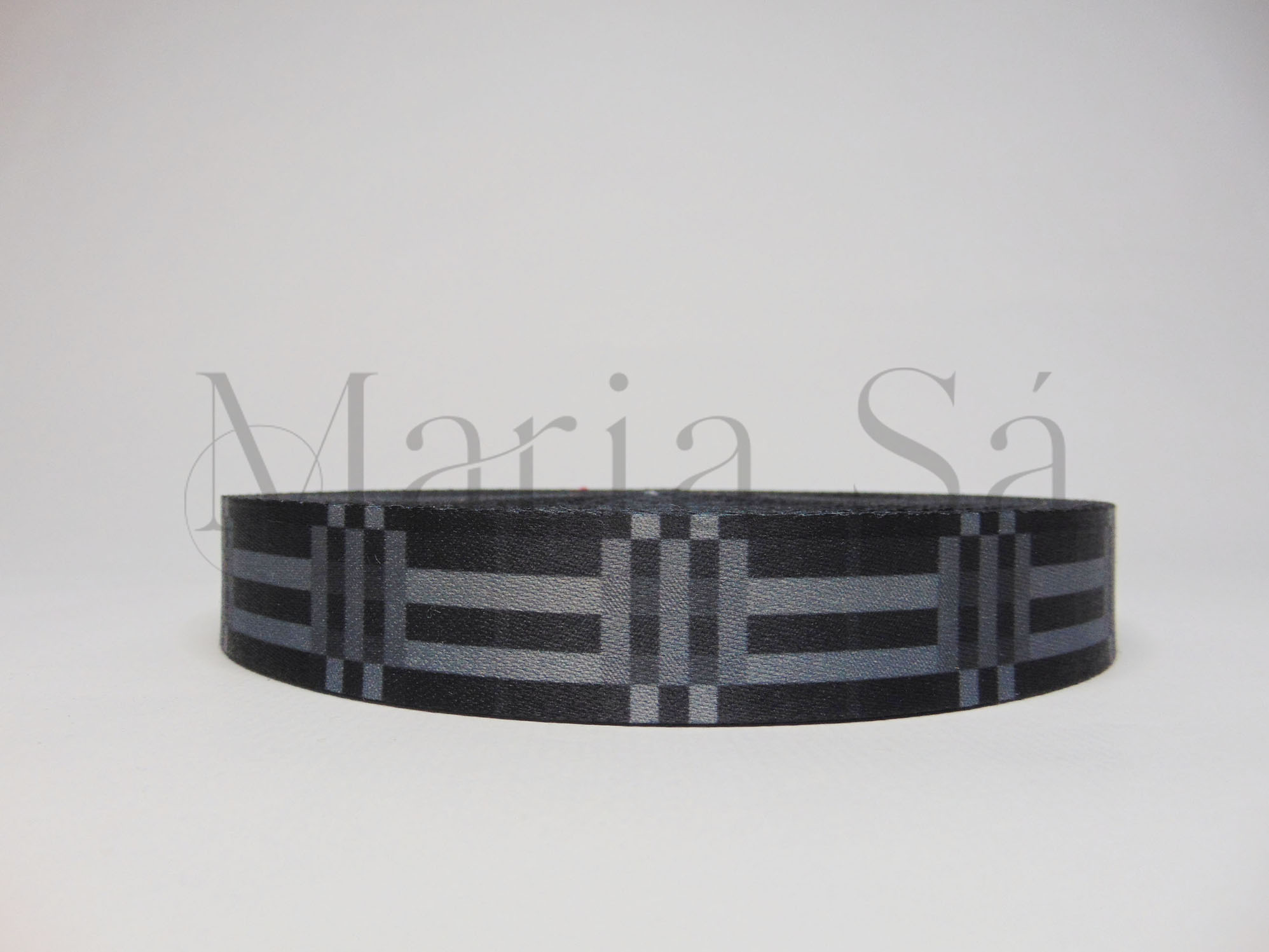 Alça 30 mm Preta/Cinza