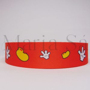 Alça 40 mm Vermelha Mikey