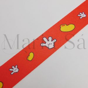 Alternative view of Alça 40 mm Vermelha Mikey