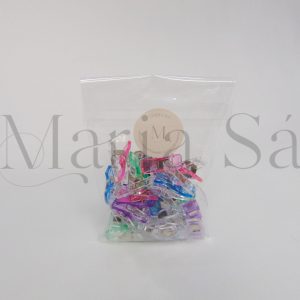 Molas Plástico Multicolor 25 unidades