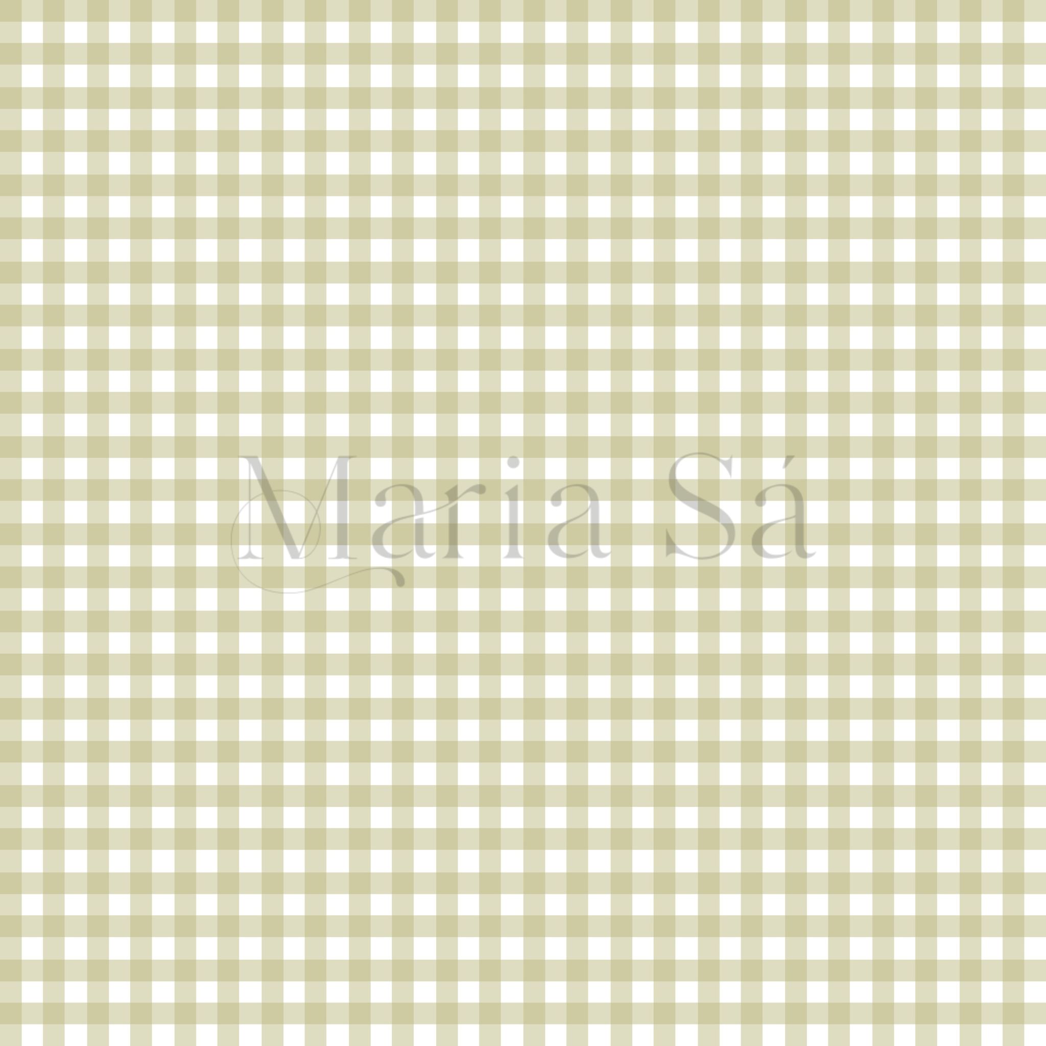 Xadrez Micro Verde 100% Algodão