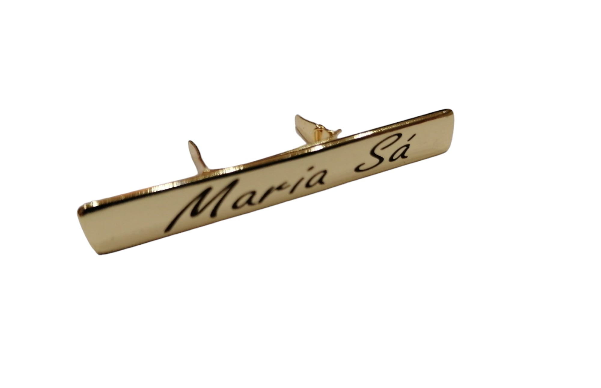 Etiqueta Metálica Ouro 5 x 0,7 cm - Pack 10 UN