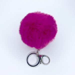 Pompons Pelo Macio Sintético - Pink