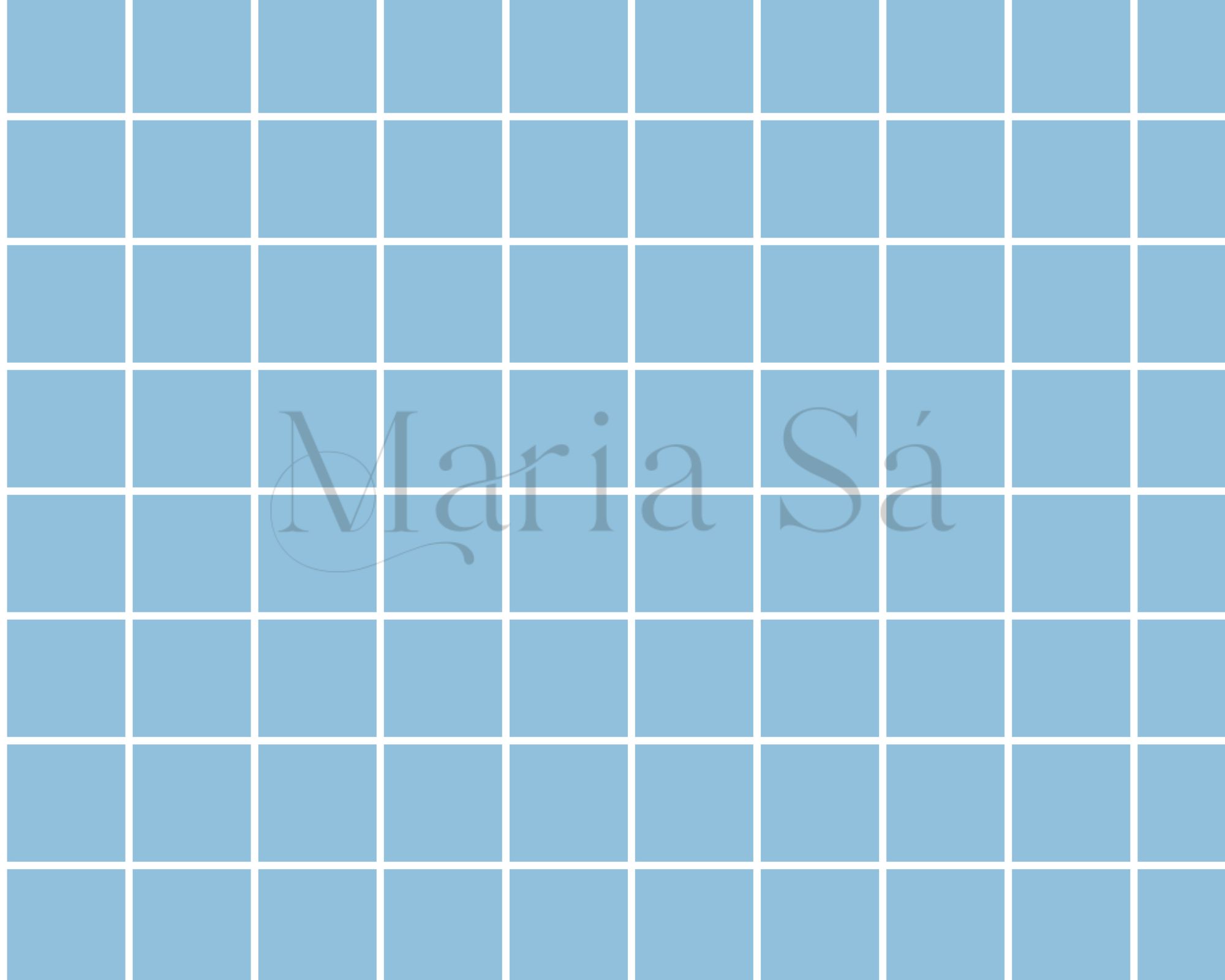 Quadrados Azul Bebé 2500002