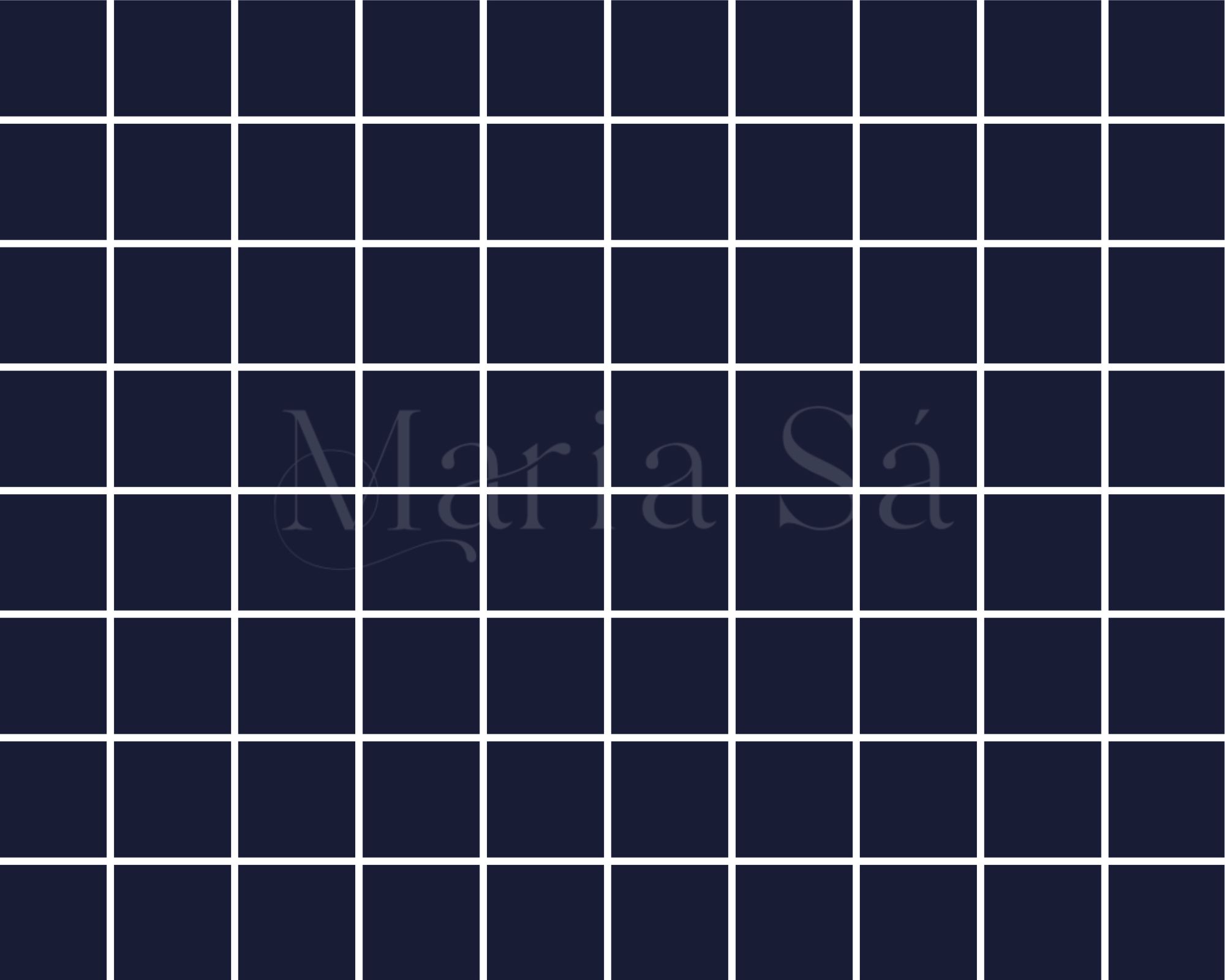 Quadrados Azul Marinho 2500001