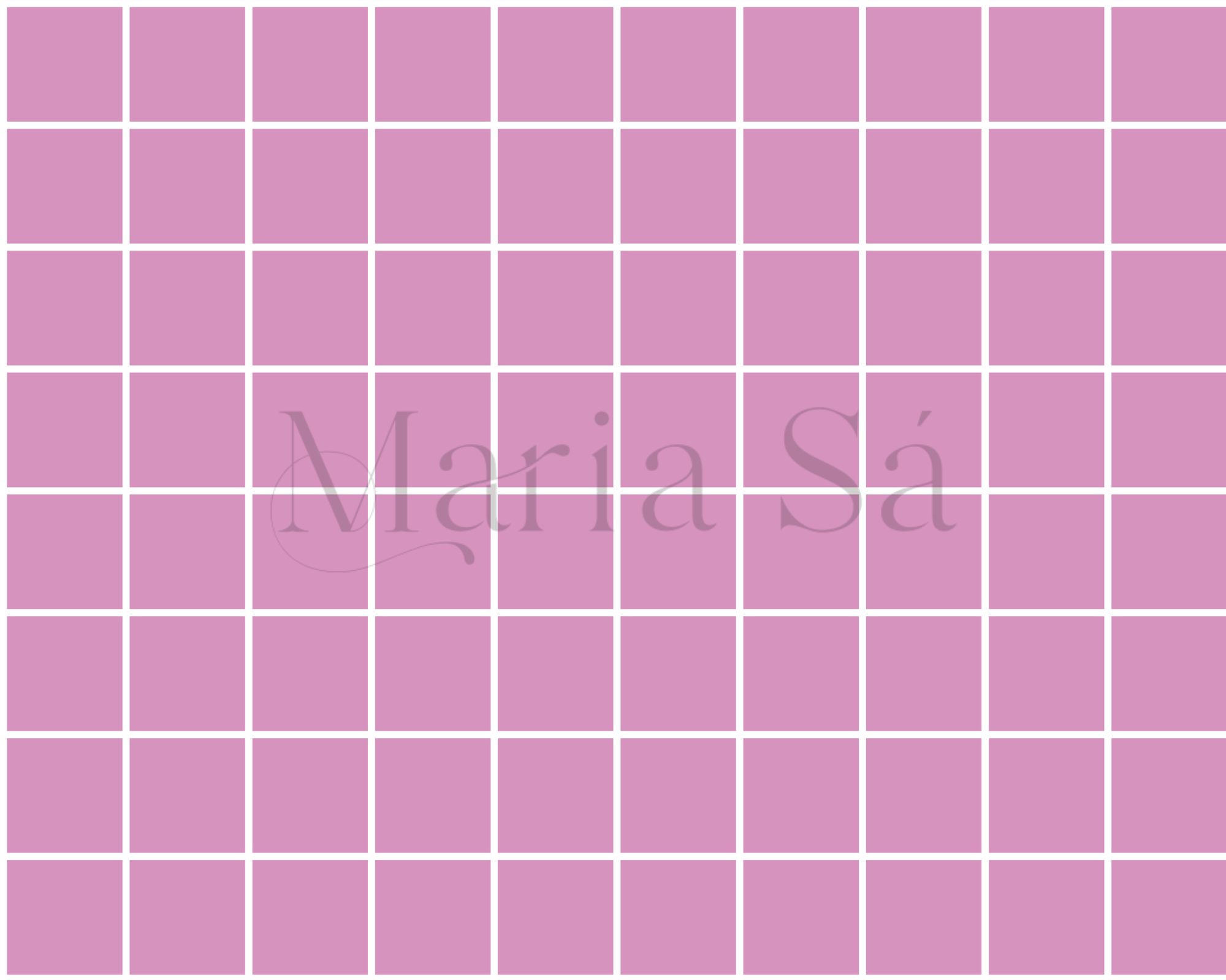 Quadrados Rosa Bebé 2500003